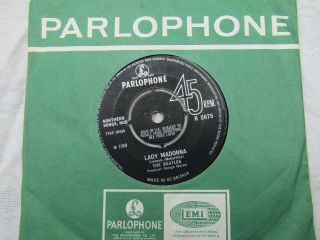 Beatles Lady Madonna / The Inner Light Parlophone R 5675