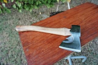 Vintage Kelly Fall City Flooring Hatchet - Axe,  12  Curved Hickory Handle