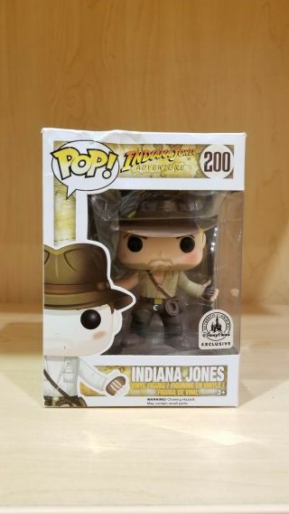 Funko Pop Indiana Jones Disney Parks Exclusive Box