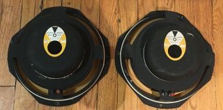 JBL LE10A 16 ohm Vintage Speakers Drivers Pair Need Refoaming 2