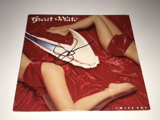 Great White Signed Autographed Vinyl Lp Record Jack Russell Twice Shy 1989,