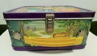 1970 SID & MARTY KROFFT H.  R.  PUFNSTUF METAL LUNCH BOX & THERMOS RARE 3