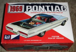 50 Year Old Mpc 1969 Pontiac Bonneville Convertible 3in1 Kit Factory