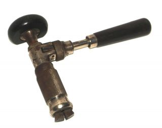Antique Stanley No.  982 Ratchet Corner Bit Brace Drill Woodworking Hand Tool