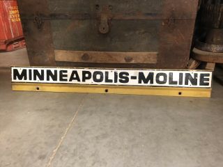 Antique Vintage Minneapolis Moline Sign