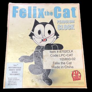Vintage Felix The Cat Battery Operated Wall Clock By Ata Boy