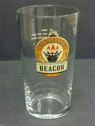 Beacon Everards Best Bitter Ale Beer Pub Home Bar Pint Drinks Glass Ce