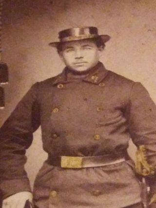 Civil War - Soldier Cdv Carte De Visite Photo - Confederate 1st Lieutenant Csa