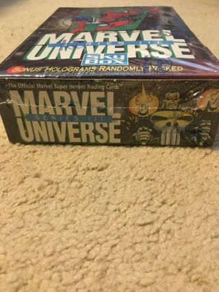 1992 Marvel Universe Series 3 Trading Cards Box - 36 Packs Inside Skybox 2
