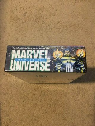 1992 Marvel Universe Series 3 Trading Cards Box - 36 Packs Inside Skybox 3