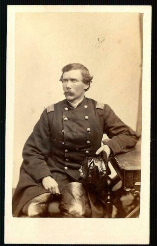 Civil War Cdv Union Colonel Joseph H Wheelock 7th Mass Vols