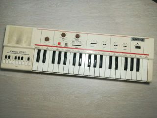 Casio Casiotone Mt - 40 1980 Synthesizer Rare Vintage Japan 37 Keys