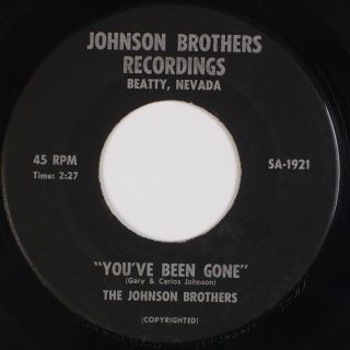 Johnson Brothers: You’ve Been Gone Unknown Nevada 60s Garage Rock 45 Hear