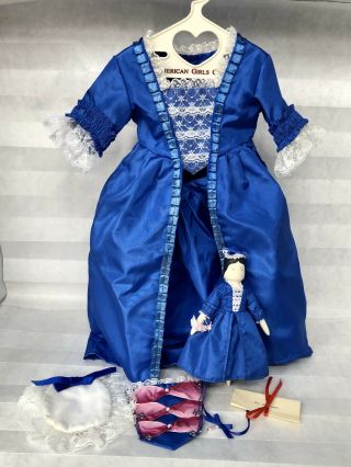 1991 Vintage American Girl Felicity Christmas Gown & Doll