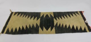 Old Native American Woven Wool Saddle Blanket