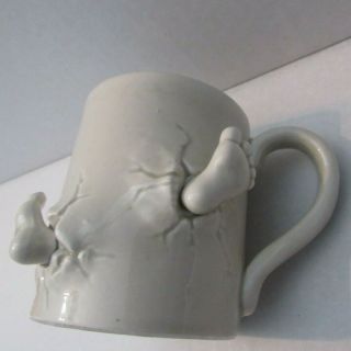 Vintage Kicky Mugs Japan FITZ AND FLOYD Funny Feet 3D Coffee Tea Cup Ceramic Mug 2