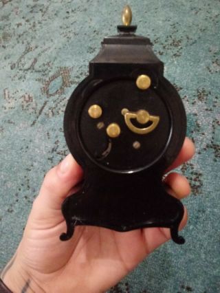 Vintage Westclox Neuchatel Miniature Alarm Clock Wind Up 5 