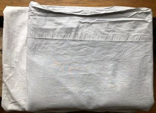 Restoration Hardware King Italian Vintage - Washed Cotton Sheet Set In Mist Color