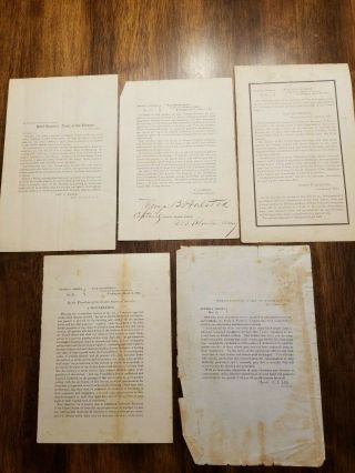 General Orders 35 & 9 March 11,  1865 From Abe Lincoln & U S Grant Civil War
