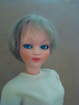 Vintage 25 " Ottolini Italian Fashion Doll Sonia 1960s Outfit Ash Blonde