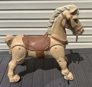 Vintage 1960 ' s Marvel The Mustang from Marx Ride on Bouncy Pony Horse 24 
