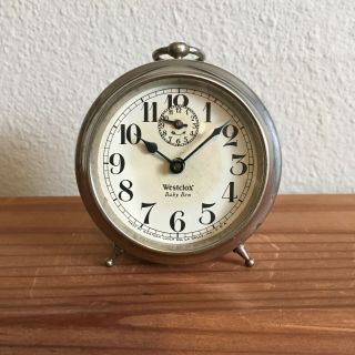 Vintage Baby Ben (?) Alarm Clock Unknown Body Prototype Or Waterbury Parts/repair