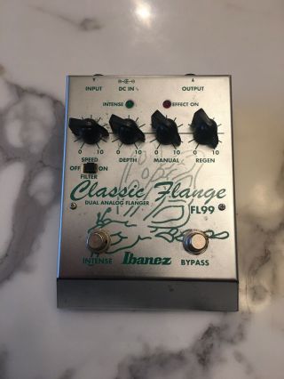 Ibanez Fl99 Classic Flange Analog Dual Wave Flanger Rare Vintage Guitar Pedal