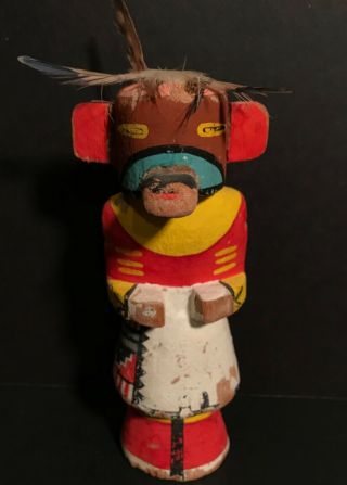 3 - Kachina Doll,  Carved Cottonwood Root,  Original&colorful Paint,  Mid 20thc,  Nr