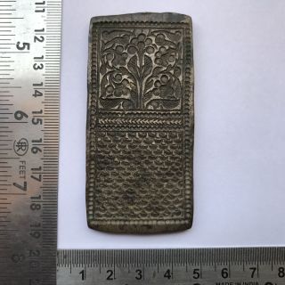 102 An Antique Old Bell Metal Jewelry Stamp Die Seal Different Flowers Pattern