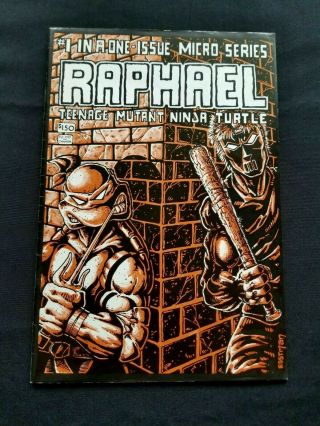 Raphael 1 Mirage 1985 1st Print Teenage Mutant Ninja Turtles F/vf Tmnt