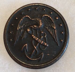 Civil War - Large U.  S.  M.  C.  Coat Button 1 1/8 ",  " W.  H.  Horstmann & Co.  Phila.  Pa.  "