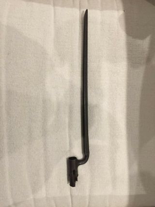 Vintage Civil War Era Socket Bayonet,  Measures 18 1/2 " Tip To Base,