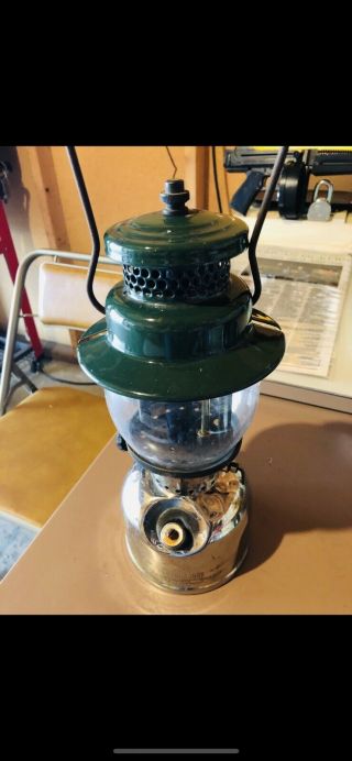 Vintage Coleman Lantern Model No.  247 Scout Made In Canada Nickel