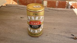 Old Australian Beer Can,  Sa Brewing Co West End Extra Light 1970s