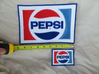 Pepsi Front And Back Shirt Patches Embroidered Iron Or Sewn On