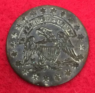 Us Civil War Eagle Button? Metal Detector Find 2.  3 Diameter