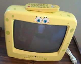 Vintage Spongebob Television (TV) w/ Remote (FOR KIDS) MODEL: SB316 COND. 2
