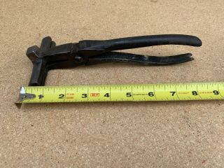 Vintage C.  S.  Osborne Leather Stretching Pliers - Jaws - Upholstery Tool