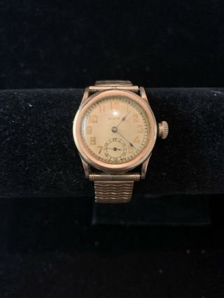Vintage Elgin 10k Rolled Gold Plate Wrist Watch