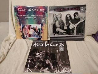 Alice In Chains 3 Rare Live Lp Grunge Nirvana Soundgarden Pearl Jam