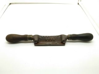 Antique Martin 1891 Spoke Shave Tool Wooden Handled Spokeshave