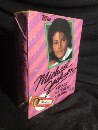 Michael Jackson 1st Series 1984 Topps Trading Cards 36 - Wax Packs Full Box Rare