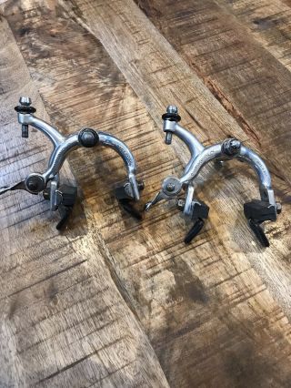 Vintage Campagnolo Brake Calipers Nuovo Record Pads