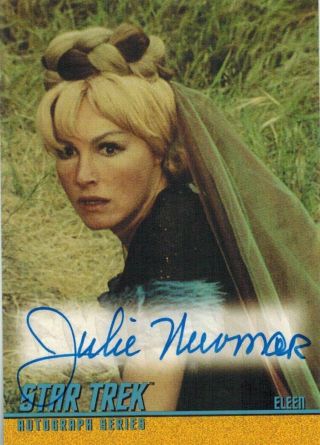 The Quotable Star Trek Tos: Autograph / Auto Of Julie Newmar As Eleen A99