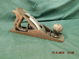 Vintage Stanley No 5 - 1/4 Jack Plane Woodworking Good Project Antique Tool