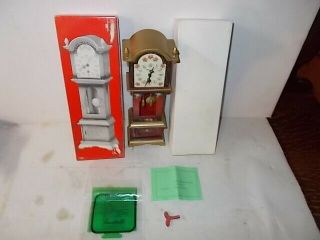 Miniature 30 Hr.  Grandfather Clock Blessing - Werke West Germany