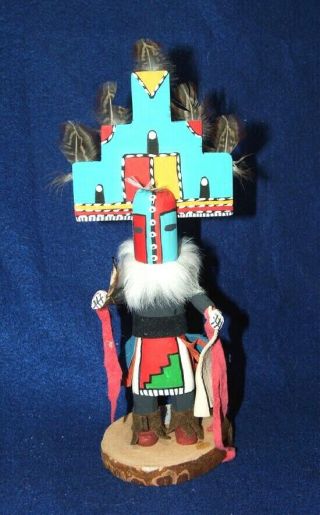 Hemis Kachina Authentic Native American Navajo 9.  5 " Tall 09