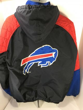 Vintage Starter Jacket Nfl Buffalo Bills Mens Large 90 