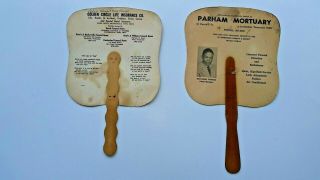 Two Vintage Dr.  Martin Luther King Jr Paper Hand Held Fan Tennessee 3