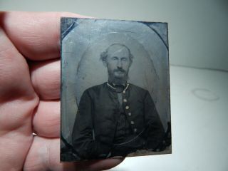 Civil War Union Soldier Ninth Plate Ambrotype Photograph